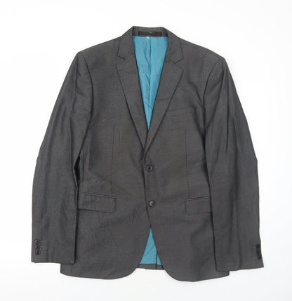 Mens UK Size 40 Marks and Spencer Regular Grey Suit Jacket