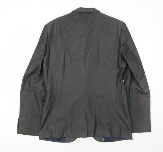 Mens UK Size 40 Marks and Spencer Regular Grey Suit Jacket