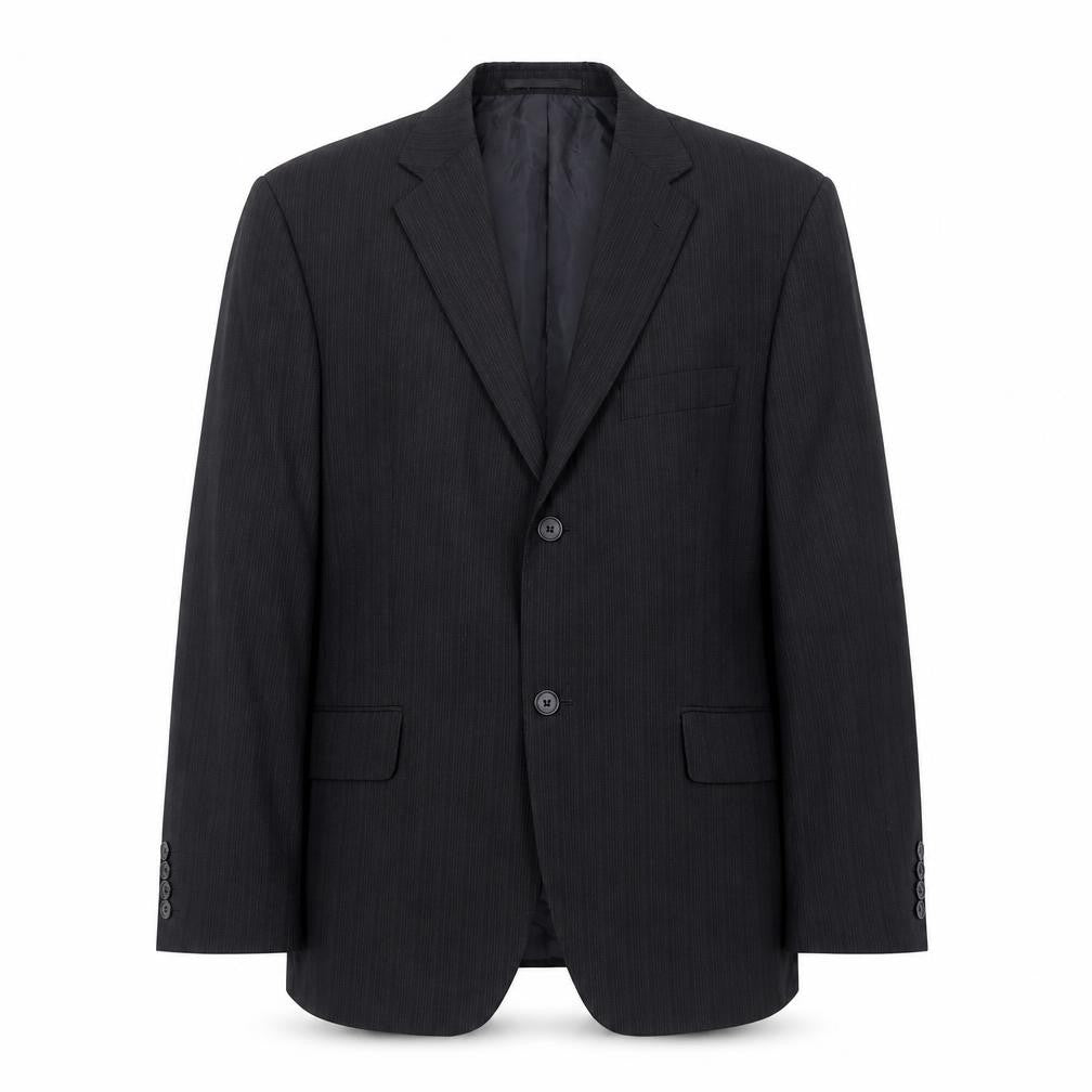Mens UK Size 40 George Regular Black Suit Jacket