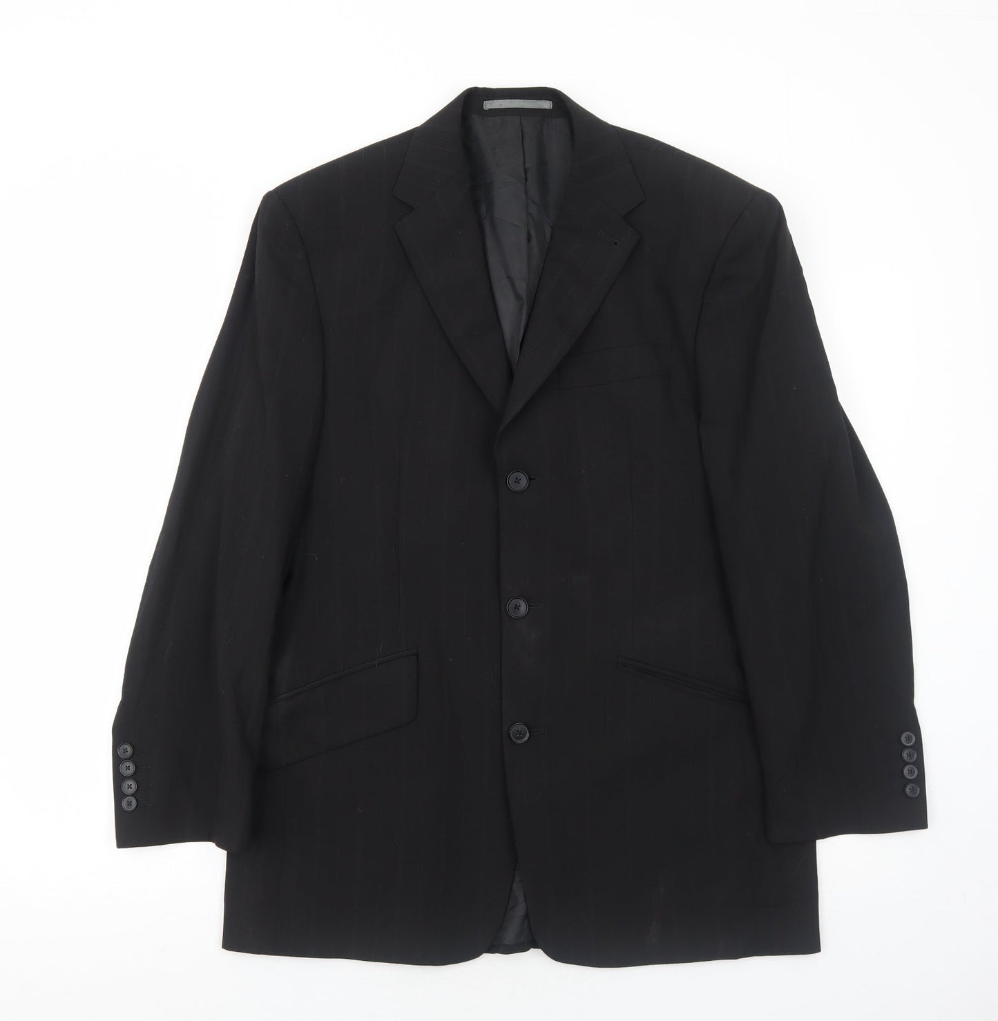 Mens UK Size 40 NEXT Regular Black Suit Jacket