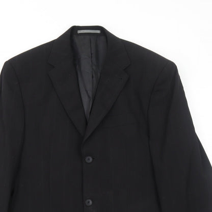 Mens UK Size 40 NEXT Regular Black Suit Jacket