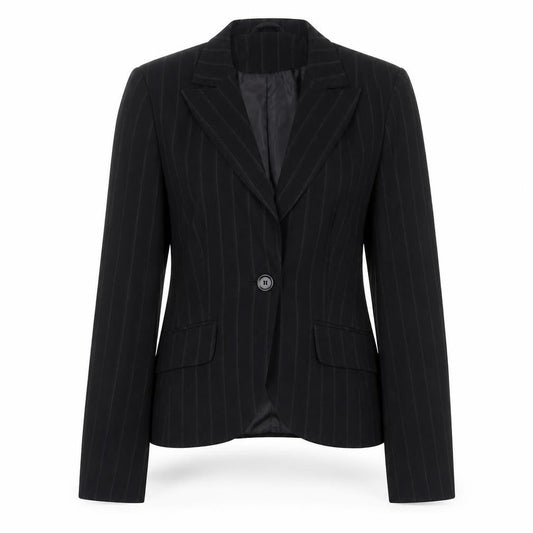 Womens UK Size 8 Internacionale Regular Black Blazer