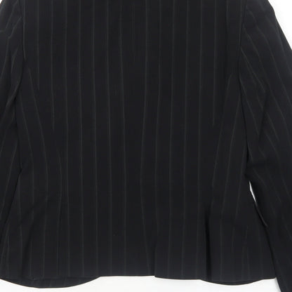 Womens UK Size 8 Internacionale Regular Black Blazer