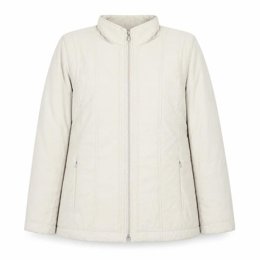 Elegance Womens Beige Jacket Size 14 Zip