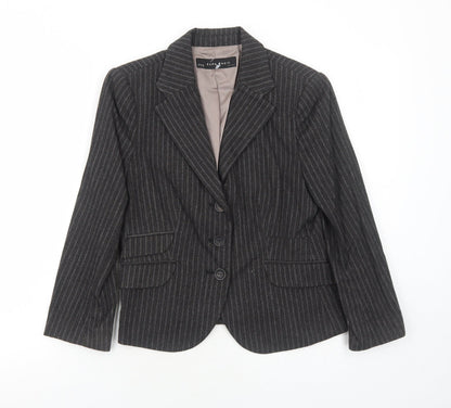 Womens UK Size S Zara Regular Grey Suit Jacket