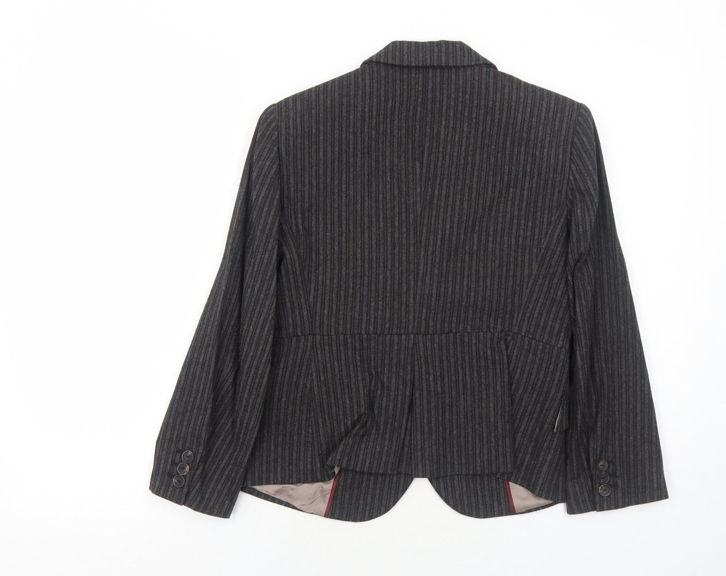 Womens UK Size S Zara Regular Grey Suit Jacket
