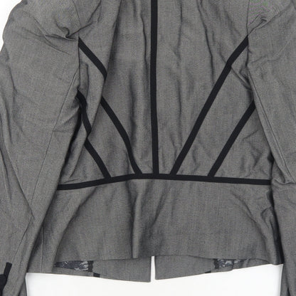 Womens UK Size 12 Marks and Spencer Regular Grey Blazer