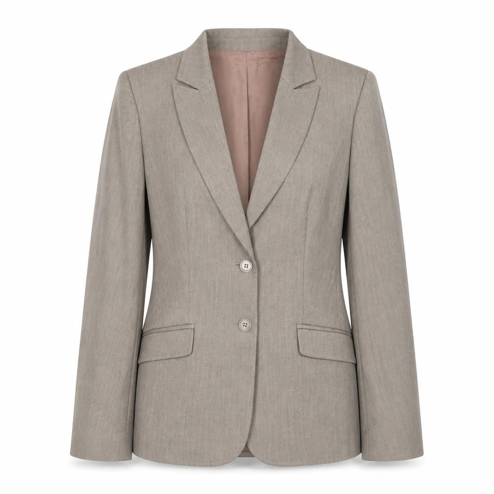 Womens UK Size 10 Oasis Regular Grey Suit Jacket