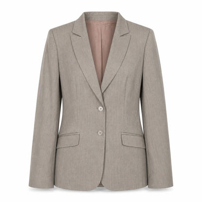 Womens UK Size 10 Oasis Regular Grey Suit Jacket