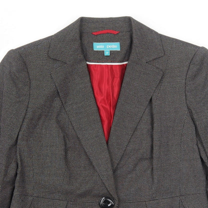Marks and Spencer Womens Grey Polyester Jacket Suit Jacket Size 10