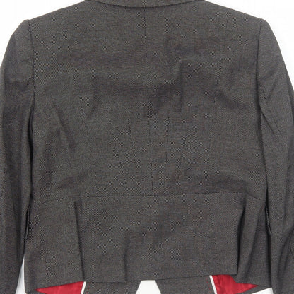 Marks and Spencer Womens Grey Polyester Jacket Suit Jacket Size 10