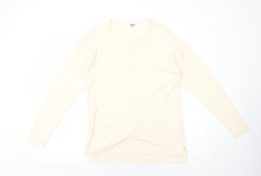 Womens UK Size 14 PEP&CO Ivory Pullover Jumper