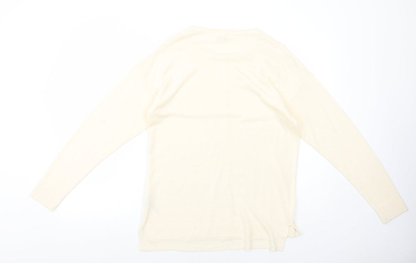 Womens UK Size 14 PEP&CO Ivory Pullover Jumper