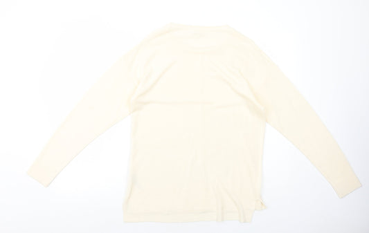 Womens UK Size 14 PEP&CO Ivory Pullover Jumper