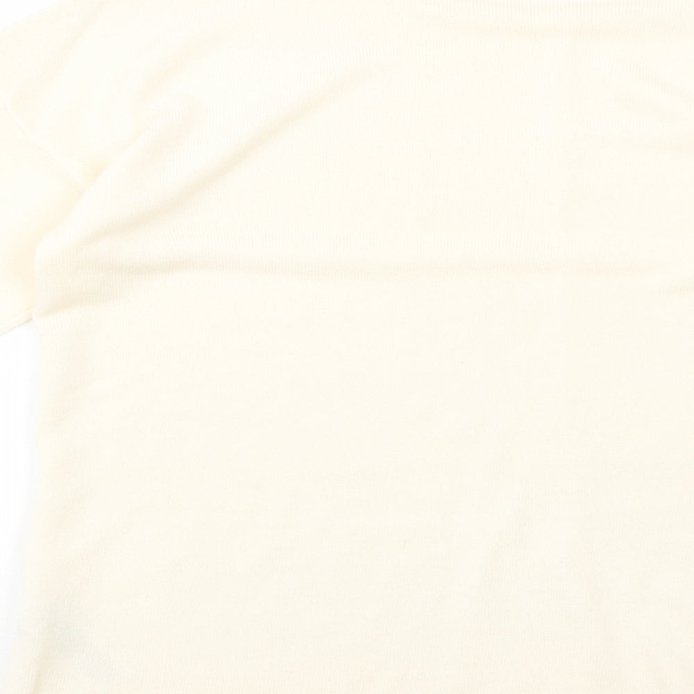 Womens UK Size 14 PEP&CO Ivory Pullover Jumper