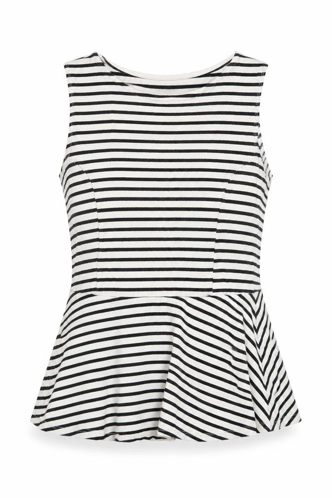 Womens UK Size 10 New Look White Basic Tank