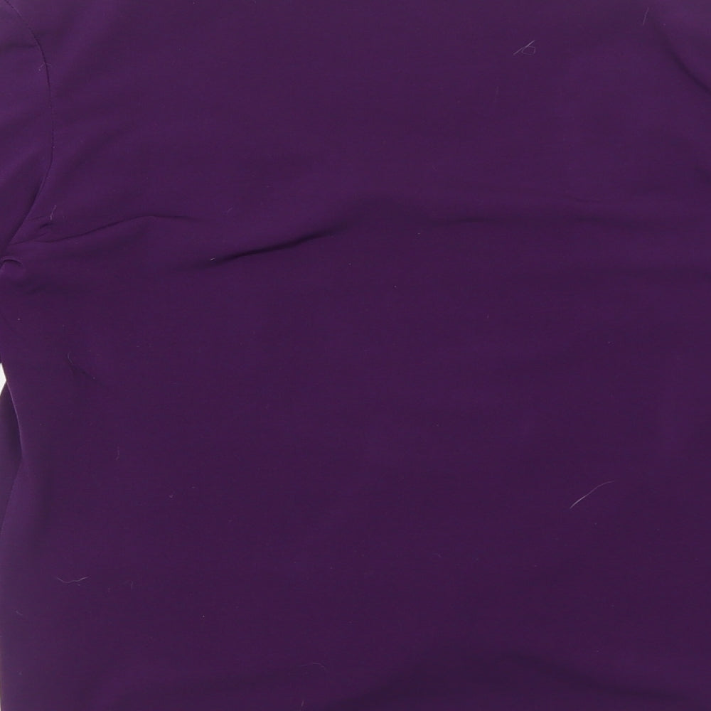 Womens UK Size 12 Mimosa Purple Basic Blouse