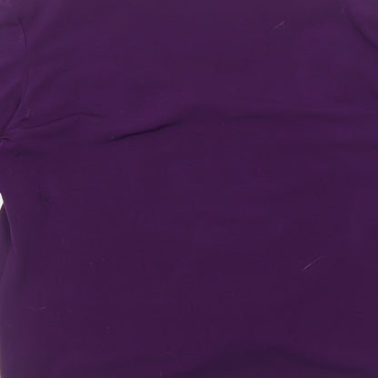Womens UK Size 12 Mimosa Purple Basic Blouse