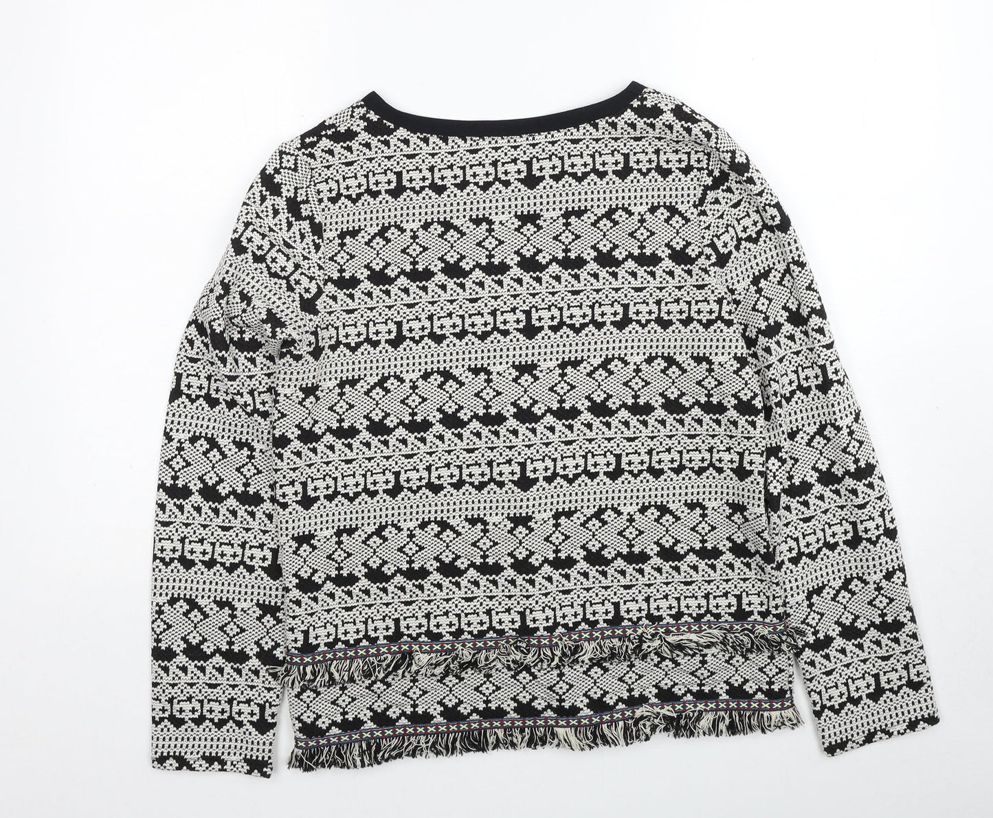 Womens UK Size S Oasis Black Cardigan Jumper