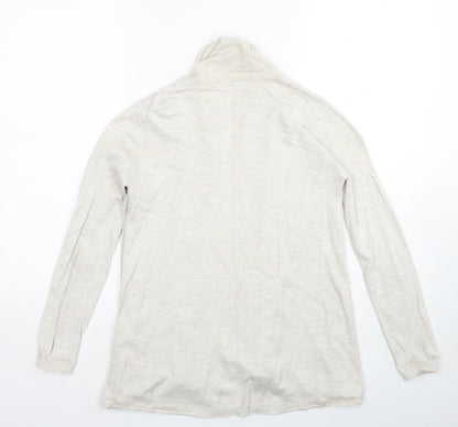 Womens UK Size S Zara Beige Cardigan Jumper