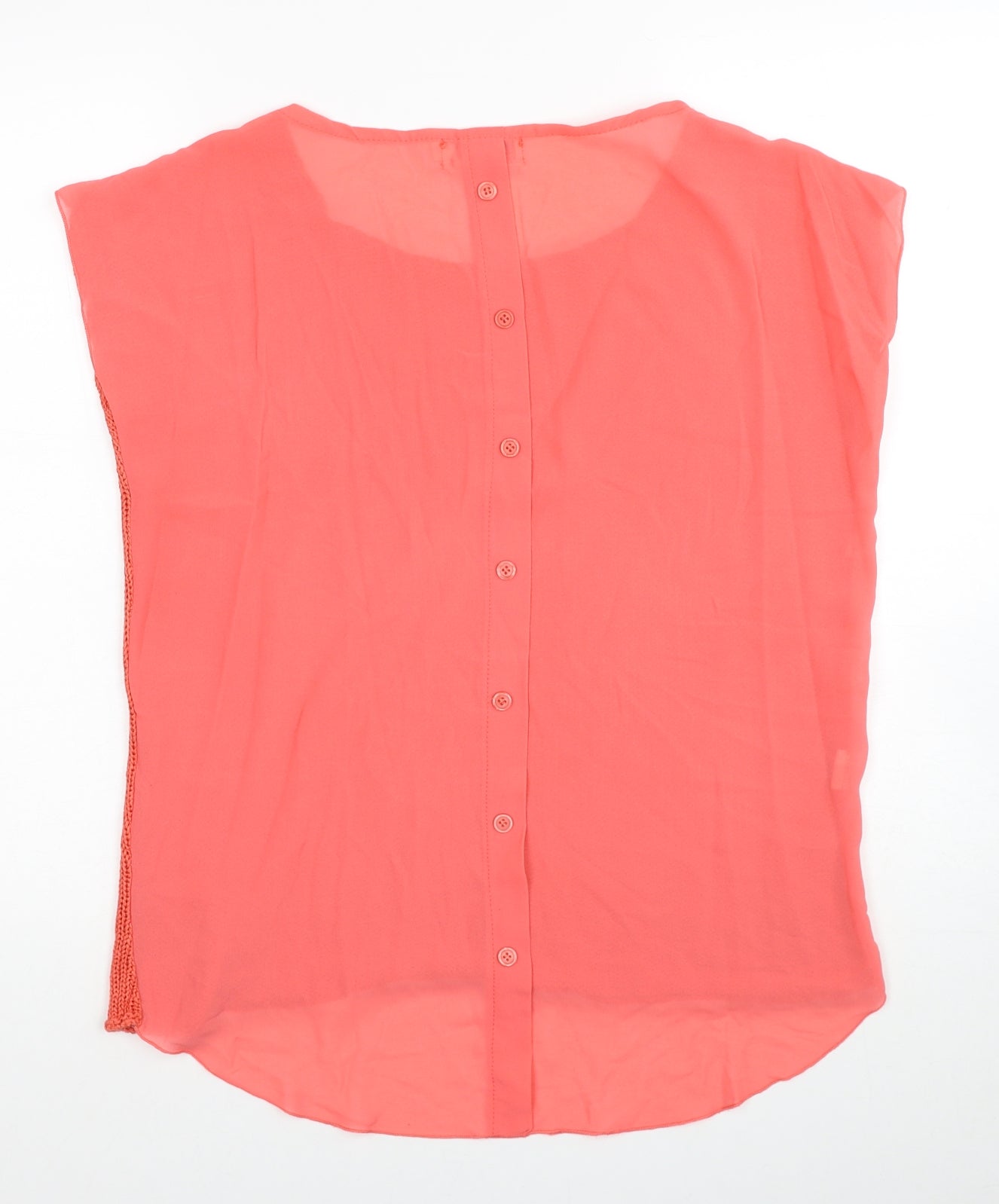 Womens UK Size M Voulez-Vous Pink Basic Tank