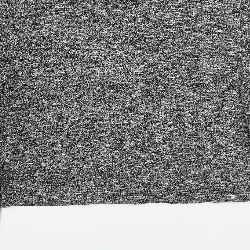 Womens UK Size S FOREVER 21 Grey Pullover Jumper