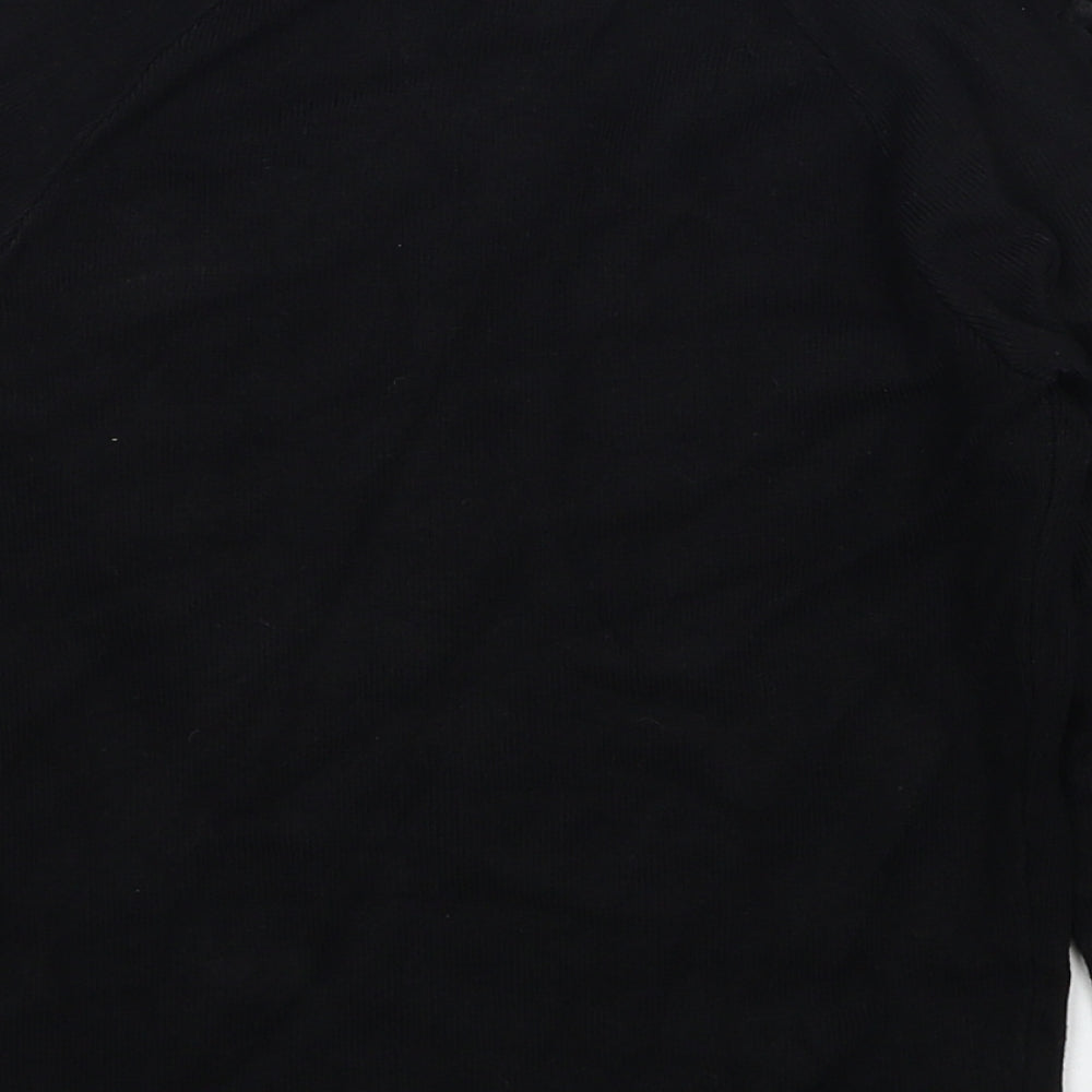 Womens UK Size S QED London Black Pullover Jumper