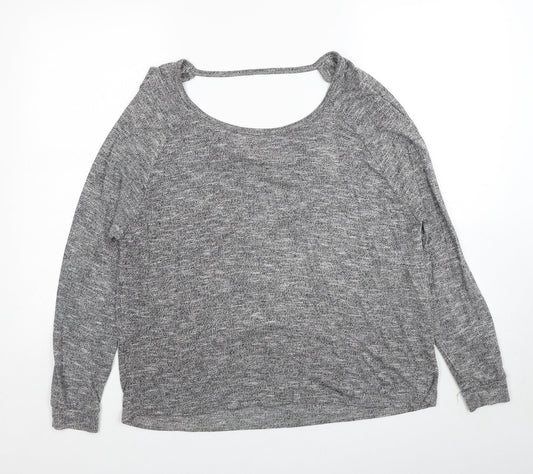 Womens UK Size 14 Atmosphere Grey Pullover Jumper