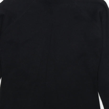 Anthology Womens Black High Neck Cotton Pullover Jumper Size 12 - Size 12-14