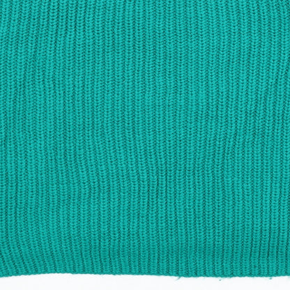 Primark Womens Green Round Neck Acrylic Pullover Jumper Size 6 - Size 6-8