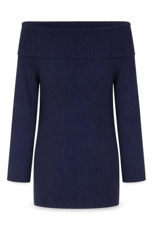 Womens UK Size M Verve Ami Blue Pullover Jumper