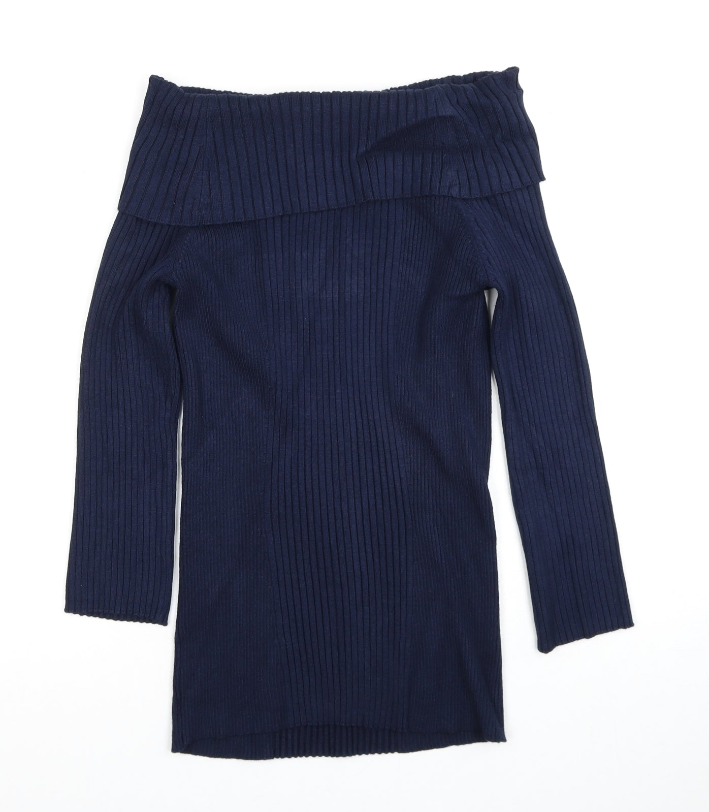 Womens UK Size M Verve Ami Blue Pullover Jumper