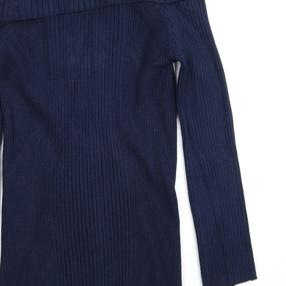 Womens UK Size M Verve Ami Blue Pullover Jumper