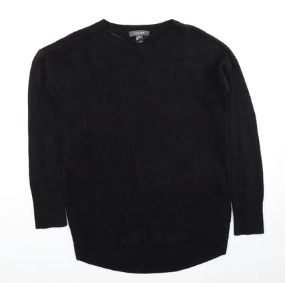 Primark Womens Black Round Neck Acrylic Pullover Jumper Size 4