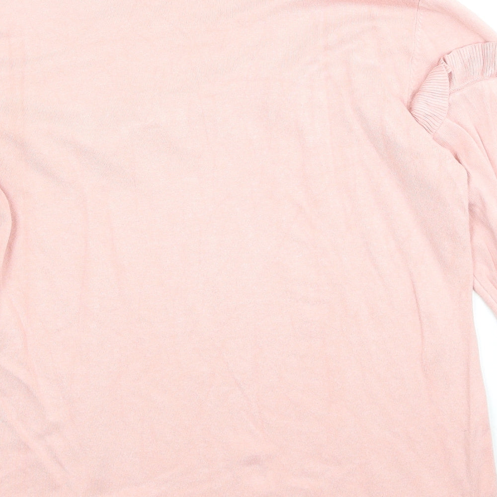 Womens UK Size L Stock Shop Pink Pullover Jumper