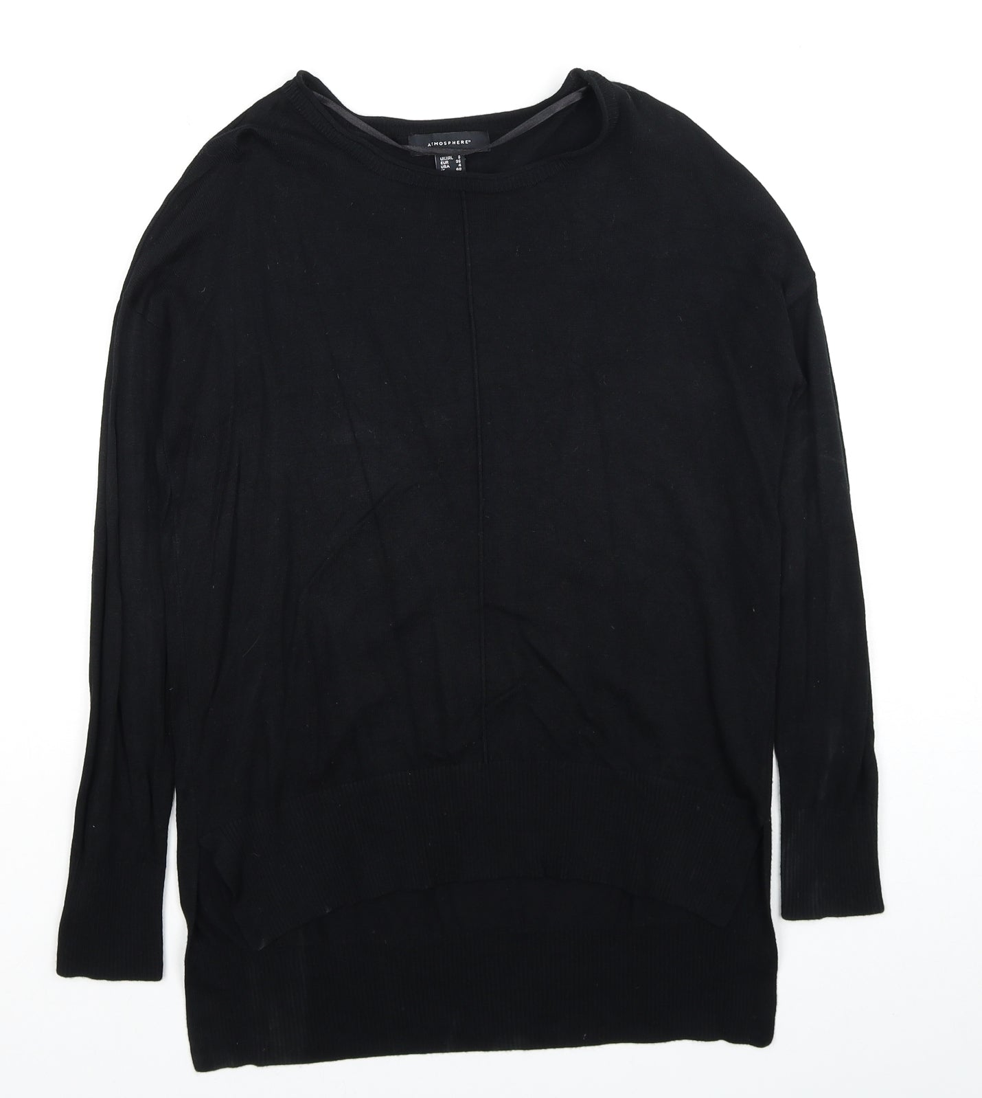 Womens UK Size 8 Atmosphere Black Pullover Jumper