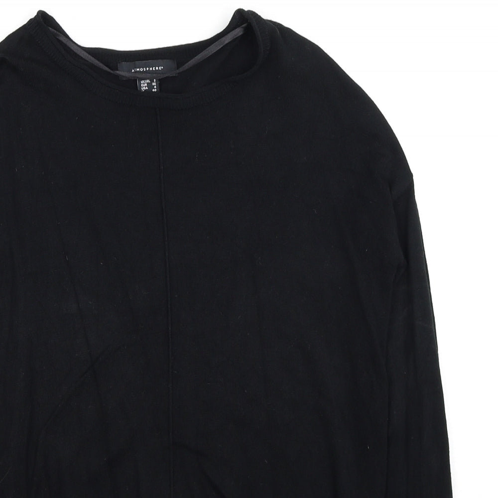 Womens UK Size 8 Atmosphere Black Pullover Jumper