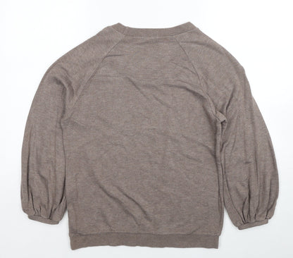 Gap Womens Brown Viscose Pullover Sweatshirt Size XS Pullover
