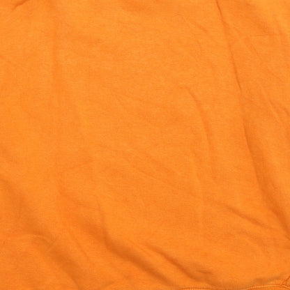 BC Clothing Womens Orange Cotton Pullover Sweatshirt Size S Pullover - Pablo Unisex