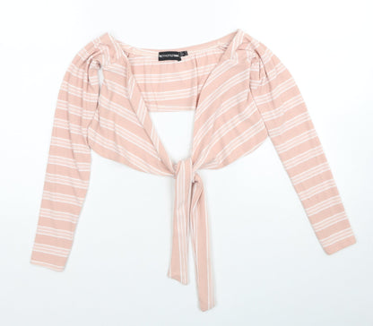 Womens UK Size 6 PRETTYLITTLETHING Pink Pullover Jumper