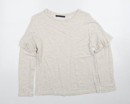Womens UK Size 10 Marks and Spencer Ivory Pullover Jumper