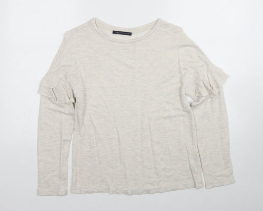 Womens UK Size 10 Marks and Spencer Ivory Pullover Jumper