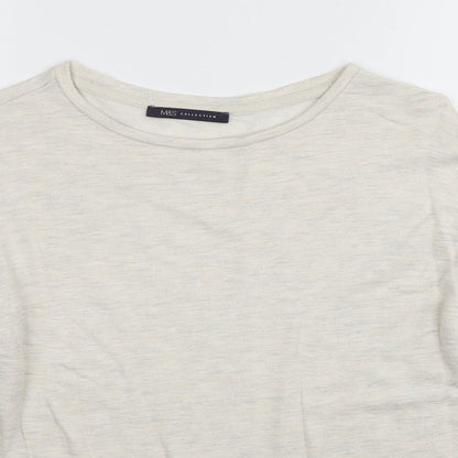Womens UK Size 10 Marks and Spencer Ivory Pullover Jumper
