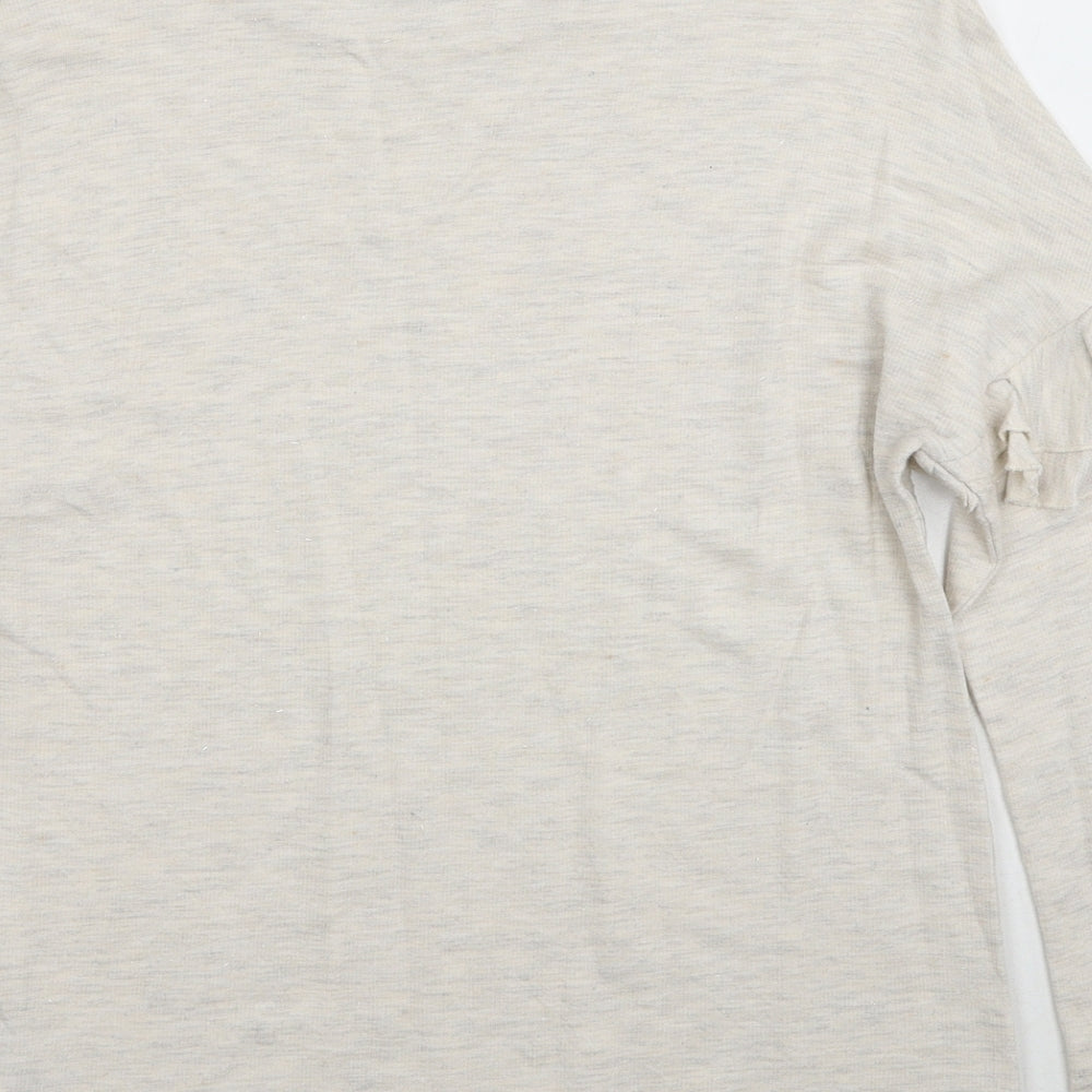 Womens UK Size 10 Marks and Spencer Ivory Pullover Jumper
