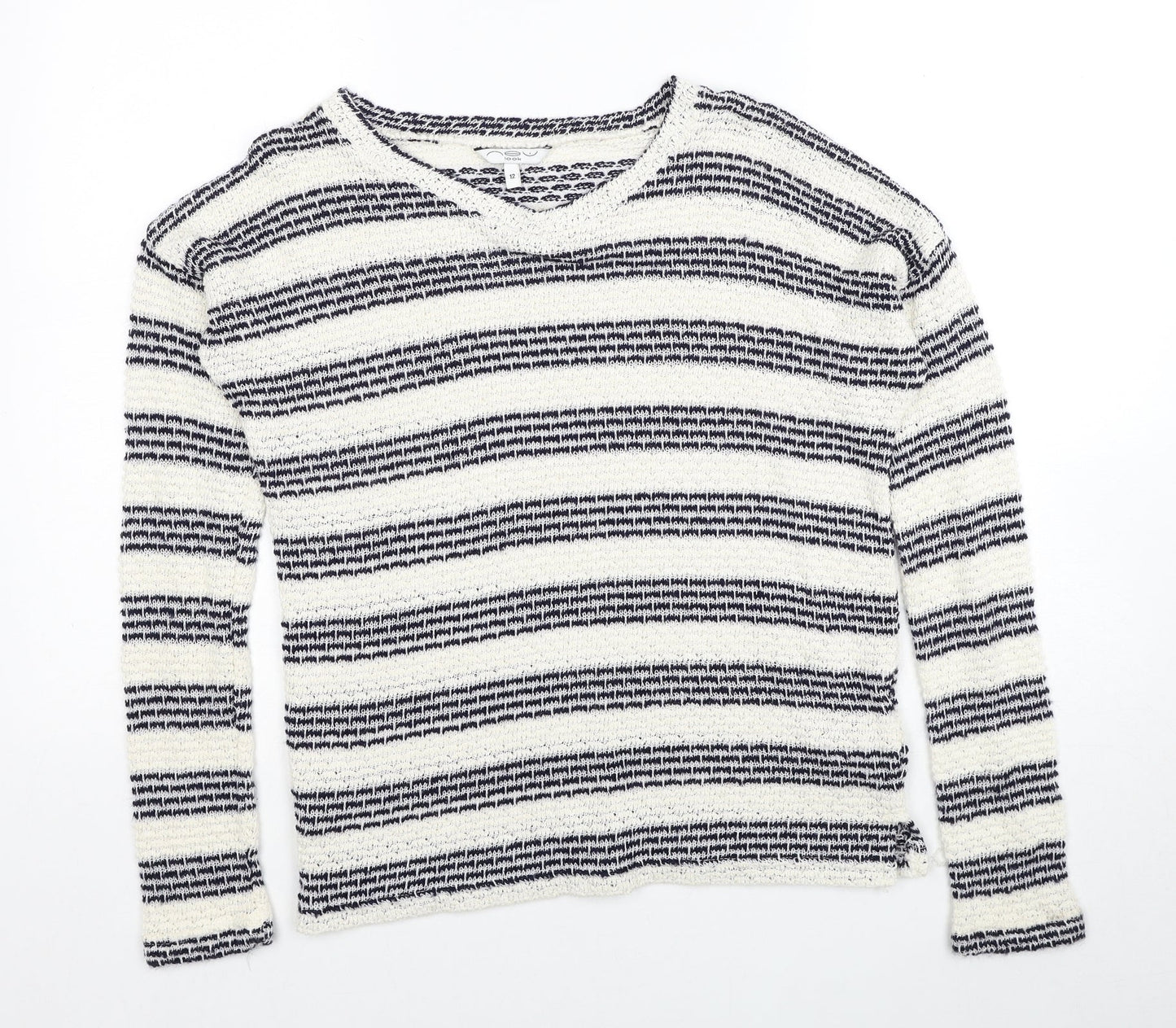 Womens UK Size 12 New Look White Pullover Jumper