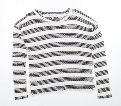 Womens UK Size 12 New Look White Pullover Jumper