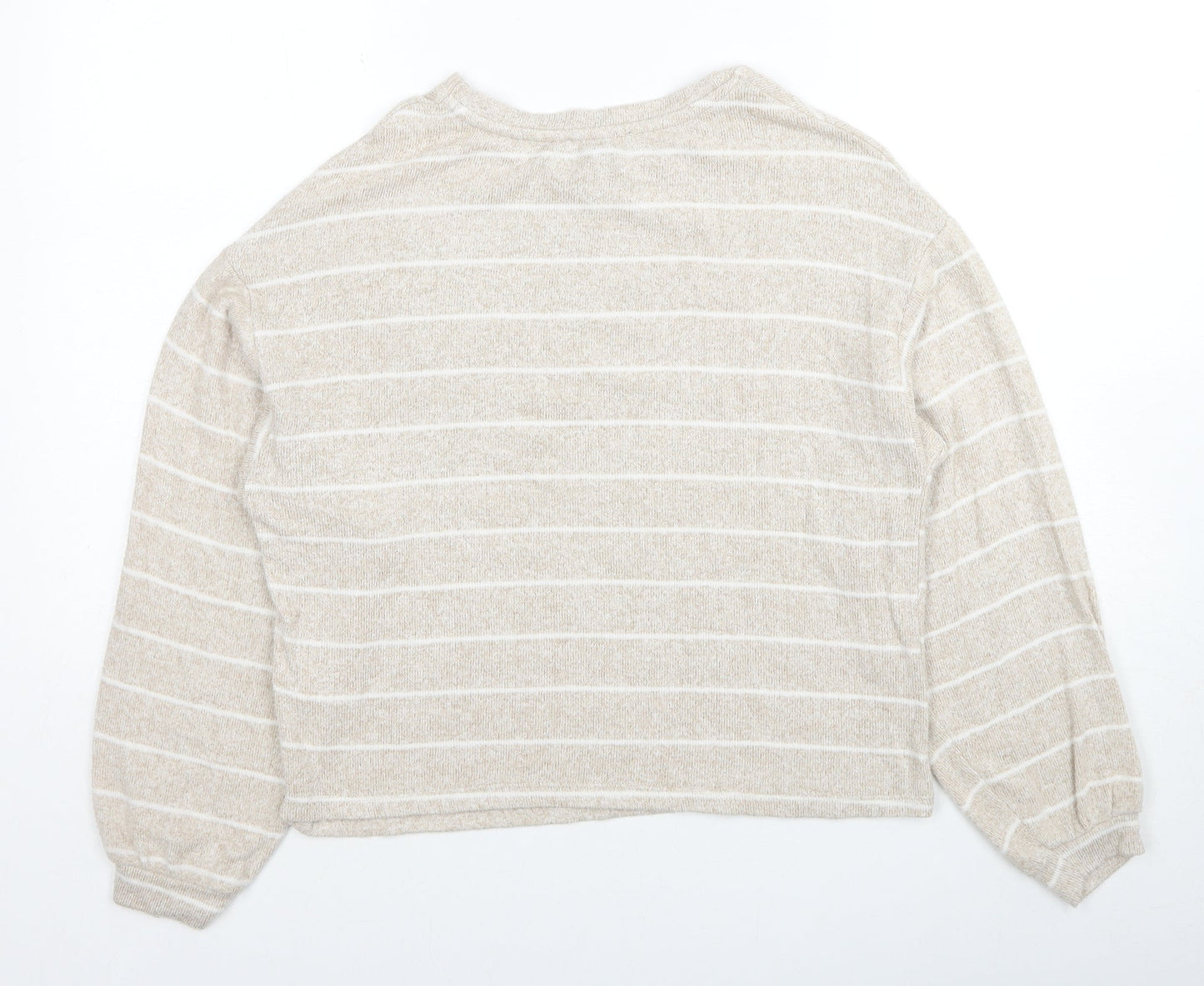 Womens UK Size S New Look Beige Pullover Jumper