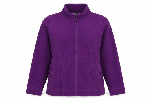 EWM Womens Purple Jacket Size 10 Zip - Size 10-12