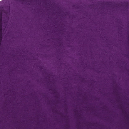 EWM Womens Purple Jacket Size 10 Zip - Size 10-12