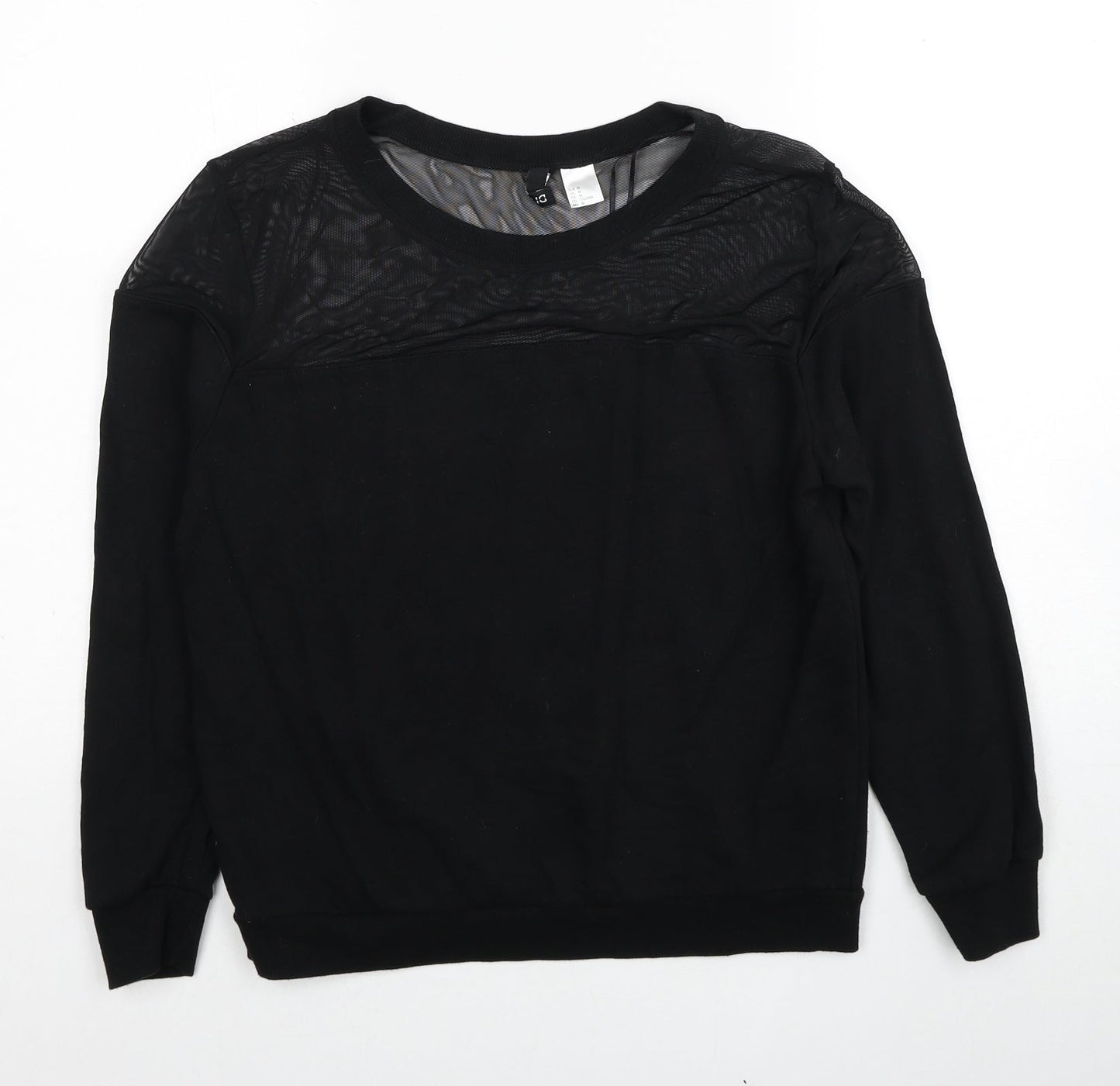 Womens UK Size M Divided by H&M Black Pullover Sweatshirt